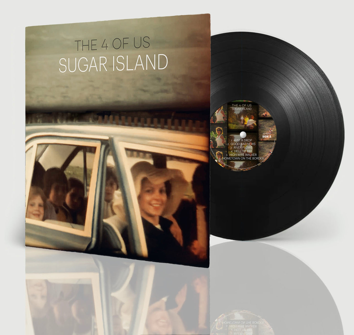 THE 4 OF US | Sugar Island - Black Vinyl LP ✨