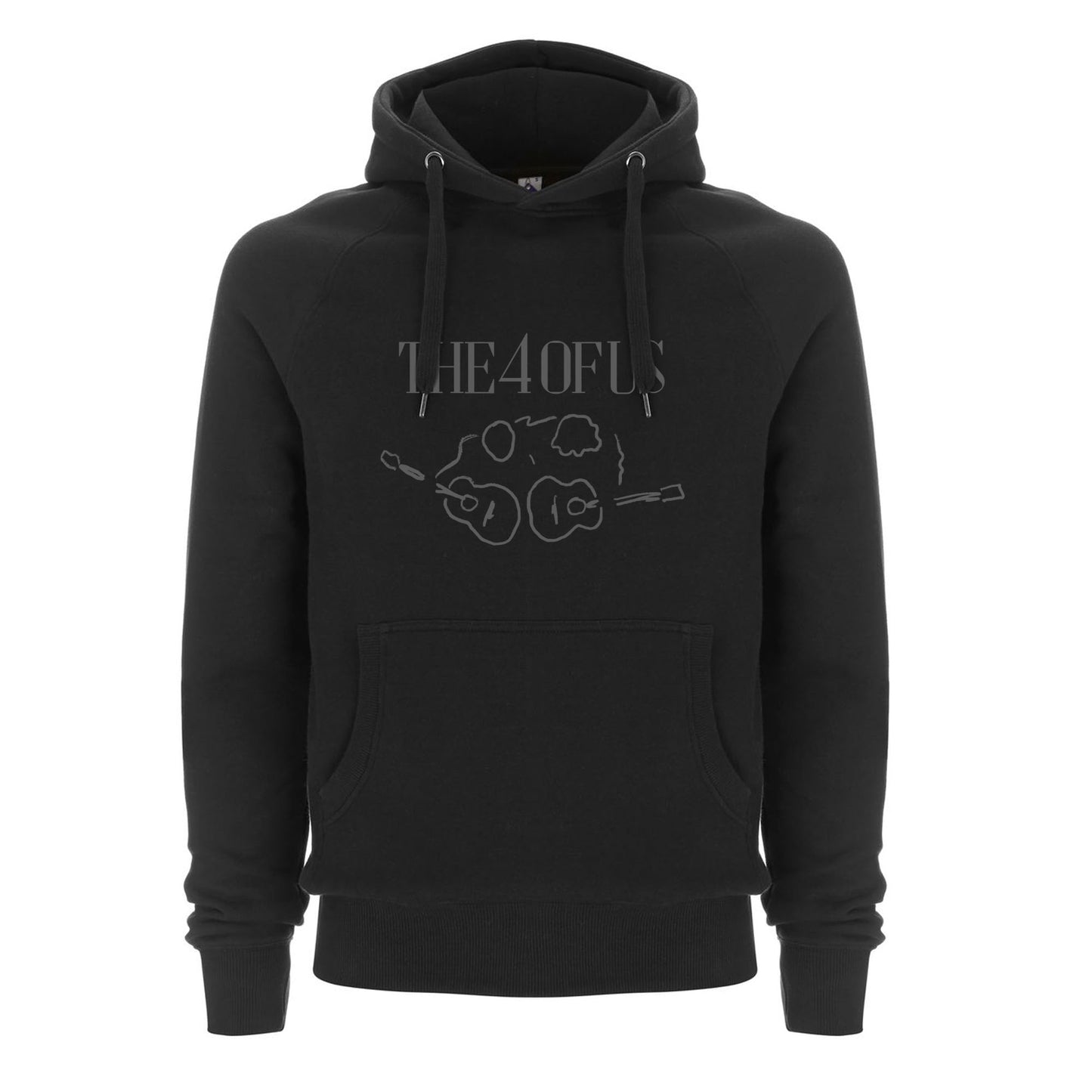 Black Hoodie (Large Grey Logo)