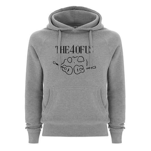 Grey Hoodie (Large Black Logo)