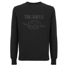 Load image into Gallery viewer, Black Sweatshirt (Large Grey Logo)
