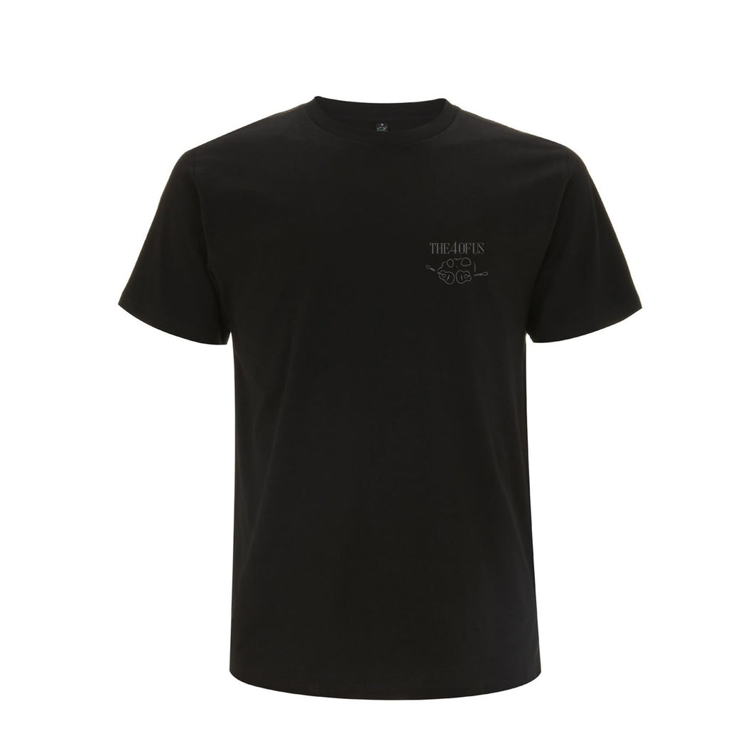 Black T-shirt (Small Grey Logo)