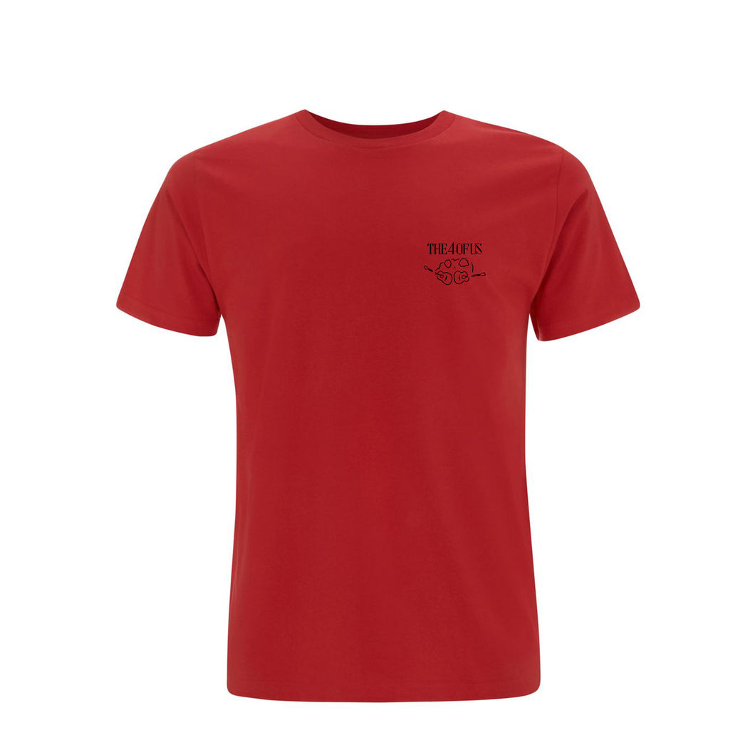 Red T-shirt (Small Black Logo)