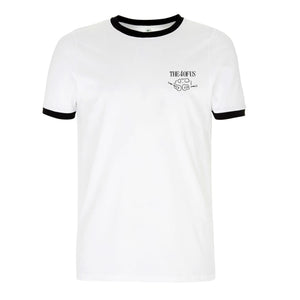 White Ringer T-shirt (Small Logo)